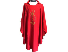 Añadir a la cesta Casulla bordada | Casulla en seis colores rojo Casulla bordada | Casulla en seis colores rojo