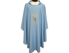 Casullas baratas para sacerdotes en color azul