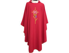 Casullas baratas para sacerdotes en color rojo