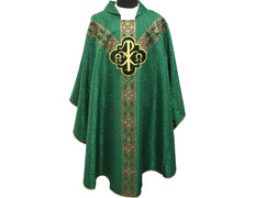 Añadir a la cesta Casullas para sacerdotes | Damasco y terciopelo verde Casullas para sacerdotes | Damasco y terciopelo verde