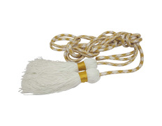 Cíngulos religiosos para uso parroquial o cofrade blanco