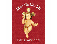 Colgadura para Navidad del Niño Jesús | Dios ha nacido