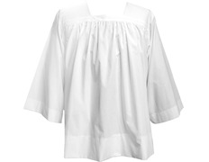 Roquete para acólito branco sin bordados