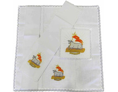 Conjunto paños Altar | Palia, Purificador, Manutergio Corporal Conjunto paños Altar | Palia, Purificador, Manutergio Corporal