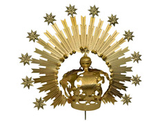 Añadir a la cesta Corona y aureola con rayos y estrellas Corona y aureola con rayos y estrellas