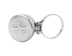 Crismera de anillo con Cruz grabada