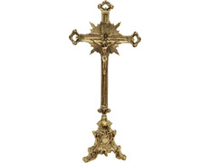 Añadir a la cesta Crucifijo de mesa con base rococó Crucifijo de mesa con base rococó