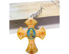 Añadir a la cesta Cruz de Comunión personalizable | Colgante con cordón Cruz de Comunión personalizable | Colgante con cordón