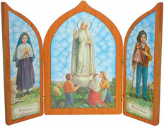 Cuadro Virgen de Fátima - Tríptico de las apariciones