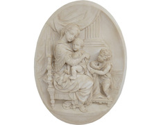 Virgen de la Silla | Cuadro de alabastro