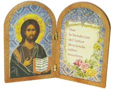 Díptico de Bendiciones para mesa Pantocrator