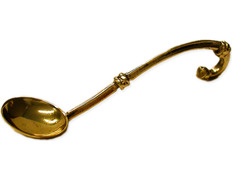 Cucharilla de bronce para incensario