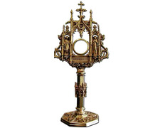 Añadir a la cesta Custodia de bronce con tres capillas Custodia de bronce con tres capillas