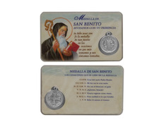 Añadir a la cesta Estampita con medalla de San Benito Estampita con medalla de San Benito