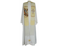 Estola decorada con San Miguel Arcángel