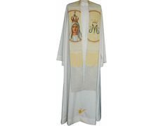 Estola mariana con Nuestra Señora de Fátima