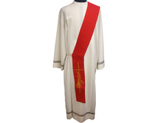 Estolas para diáconos | Cuatro colores rojo