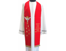 Estolón bordado del Espíritu Santo