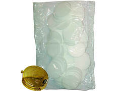 Hostia Sagrada sin gluten y porta viáticos