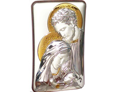 Icono de plata 23,5 cm - Sagrada Familia