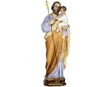 San José con el Niño Jesús en brazos