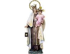 Imagen de la Virgen del Carmen con escapulario