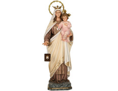 Virgen del Carmen con escapulario y Niño