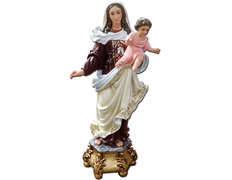 Virgen del Carmen con Niño en brazos
