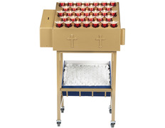 Velas ecológicas de iglesia | Lampadario  33 velas dorado