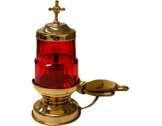 Lámpara del Santísimo eléctrica con 17 cm. de altura