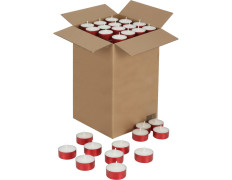 Caja de 780 lamparillas con envase rojo | 3,8 x 1,8 cm.