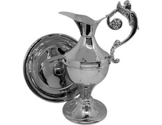 Lavamanos de metal niquelado | Lavabo para iglesias