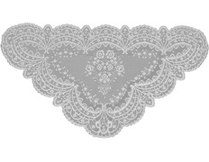 Mantilla plateada para Semana Santa