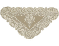 Mantilla española beige para Semana Santa
