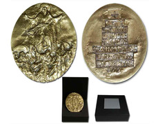 Añadir a la cesta Medallón de bronce recuerdo del Año Santo Medallón de bronce recuerdo del Año Santo