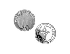 Añadir a la cesta Moneda de plata recuerdo del Pórtico de la Gloria Moneda de plata recuerdo del Pórtico de la Gloria
