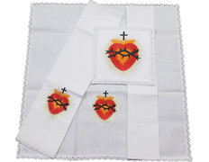 Conjunto paños Altar | Palia, Purificador, Manutergio Corporal Conjunto paños Altar | Palia, Purificador, Manutergio Corporal