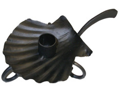 Palmatoria de forja en 12 cm.