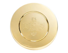 Patena con IHS y Cruz grabados