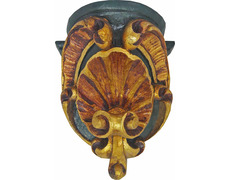 Peana de madera para figuras religiosas