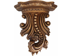 Peana imitación madera para esculturas religiosas