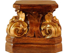 Añadir a la cesta Peana para Santo | Pedestal para figuras madera Peana para Santo | Pedestal para figuras madera