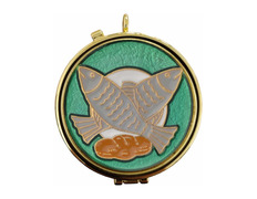 Portaviático con peces y panes esmaltados