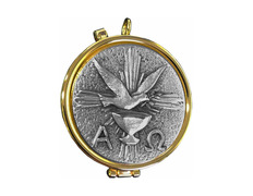 Portaviático de 5,4 cm. de diámetro | Relieve paloma