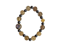 Añadir a la cesta Pulsera de San Benito | Medallas color oro Pulsera de San Benito | Medallas color oro