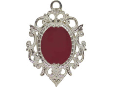 Relicario litúrgico para reliquia plateado