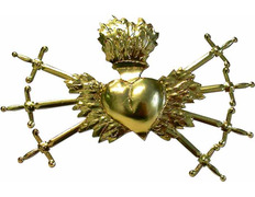 Añadir a la cesta Sagrado corazón dorado con siete puñales Sagrado corazón dorado con siete puñales