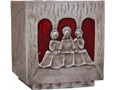 Sagrario de función con esmaltado rojo