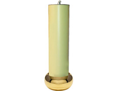 Candelero con forma circular - Vela de 5 cm.