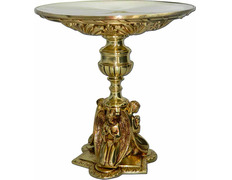 Tabor expositor de bronce con Ángeles